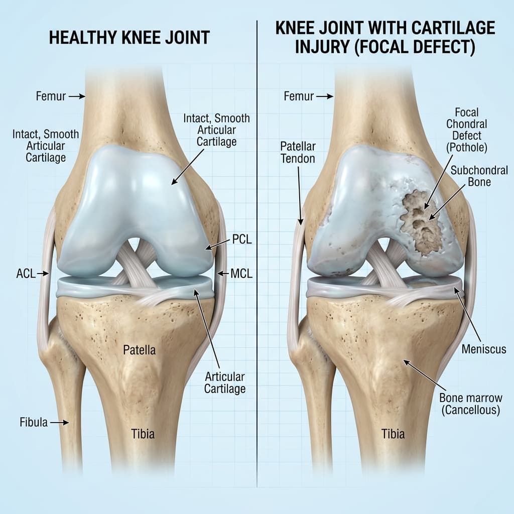 Healthy vs Affected Joint Comparison